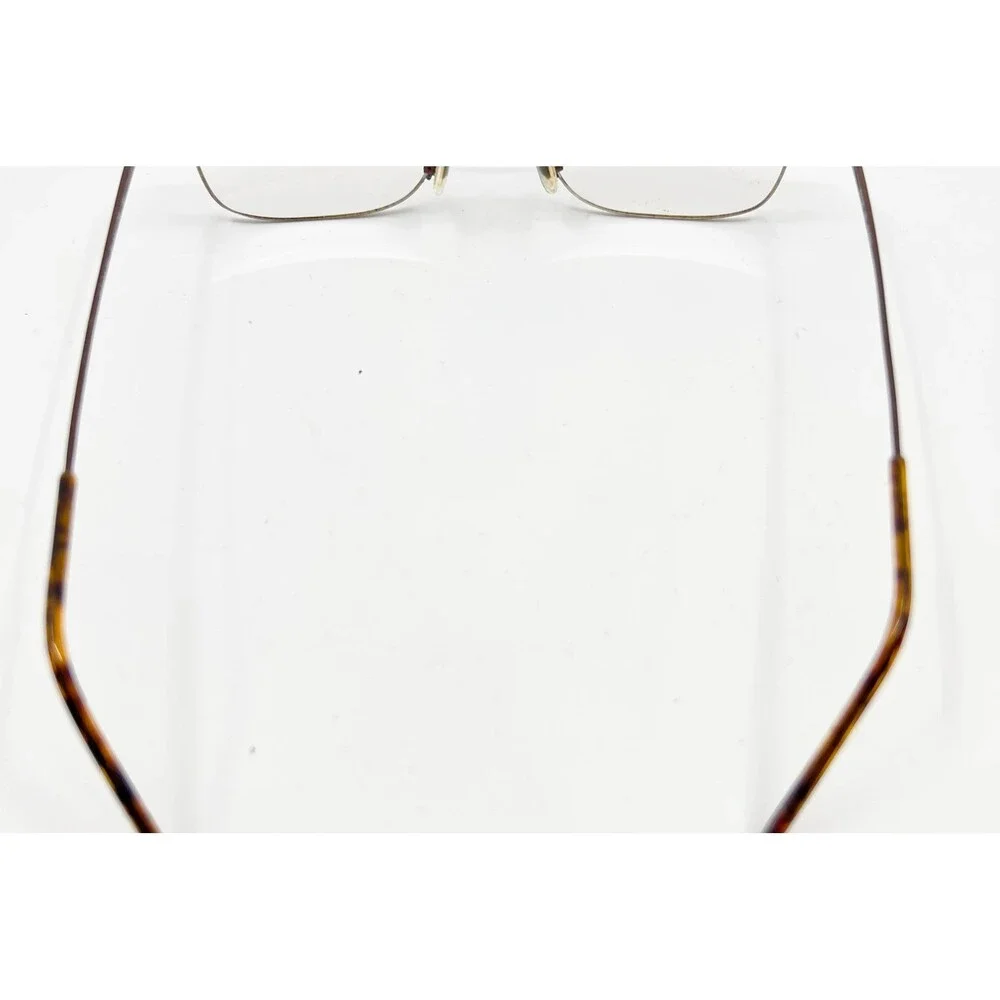 Flexon Eyeglasses Frames Mens Brown 607 Marchon Coffee 51-20-145